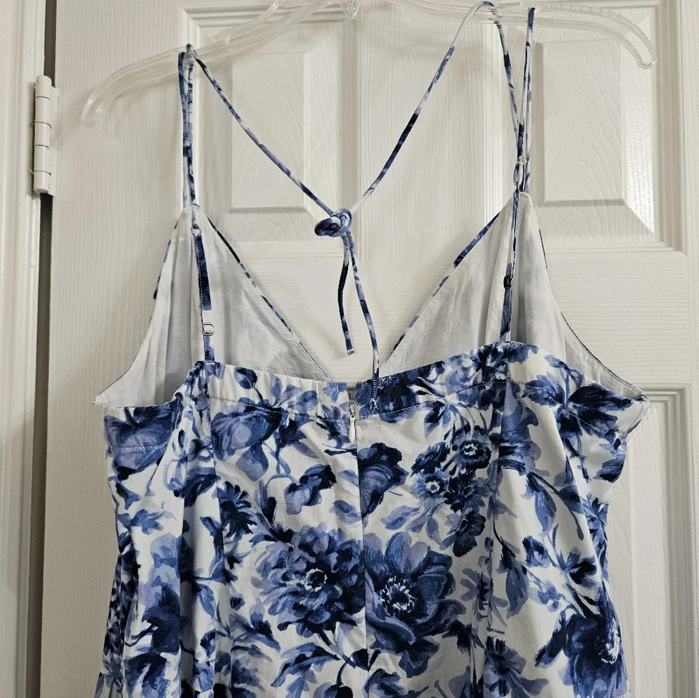 Abercrombie Blue Floral Maxi Dress